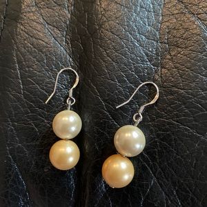 Pearl earrings